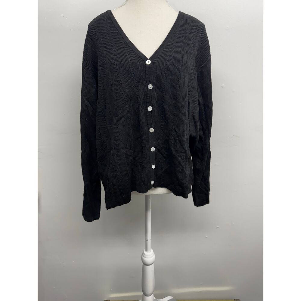 Long Sleeve Button Sweater NWT sz  2X